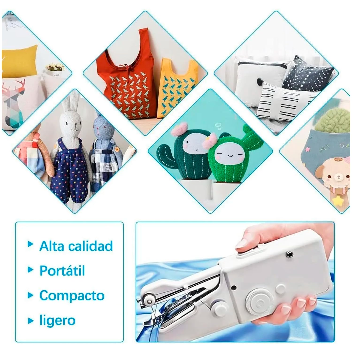 MINI MAQUINA DE COSER PORTATIL